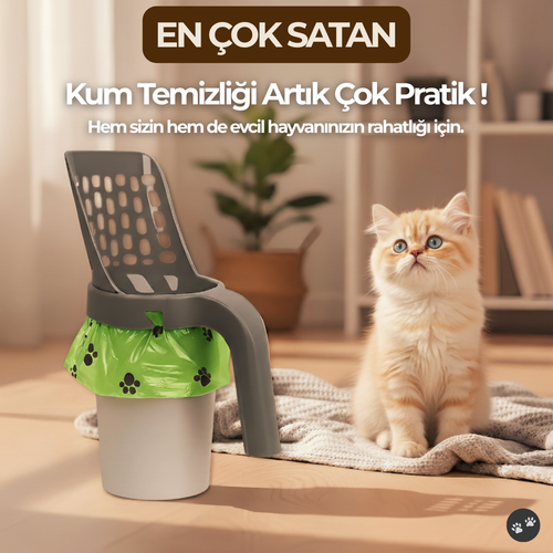🐾En İyi 3'ü 1 Arada Akıllı Kum Temizleyici