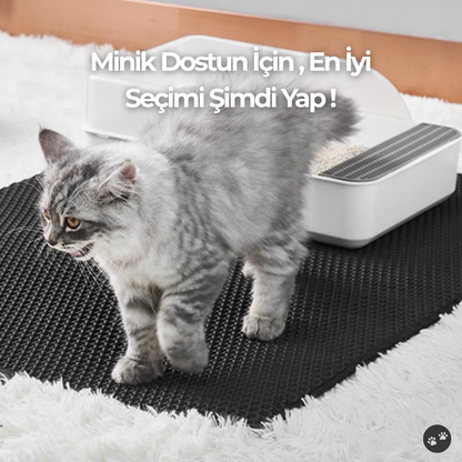 🐾 PasPak™ Elekli Kedi Kumu Paspası