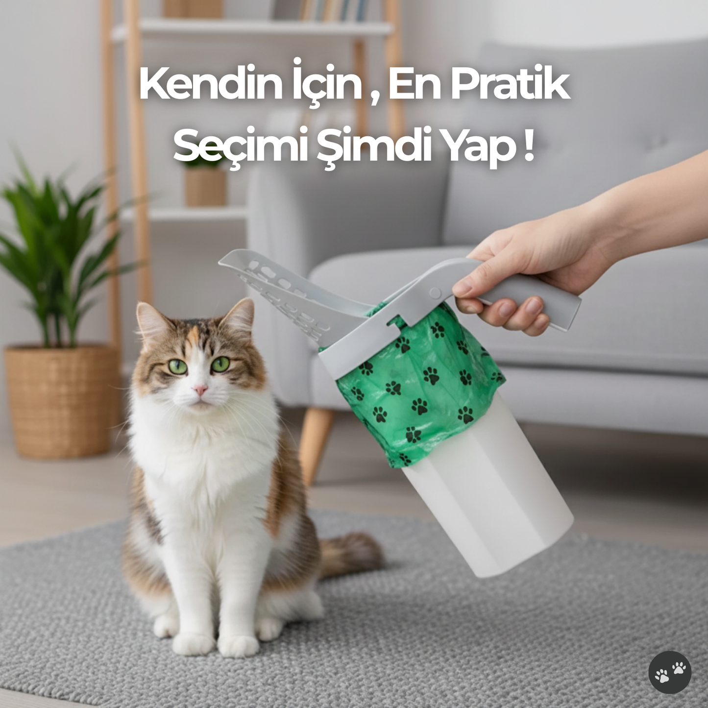 🐾En İyi 3'ü 1 Arada Akıllı Kum Temizleyici