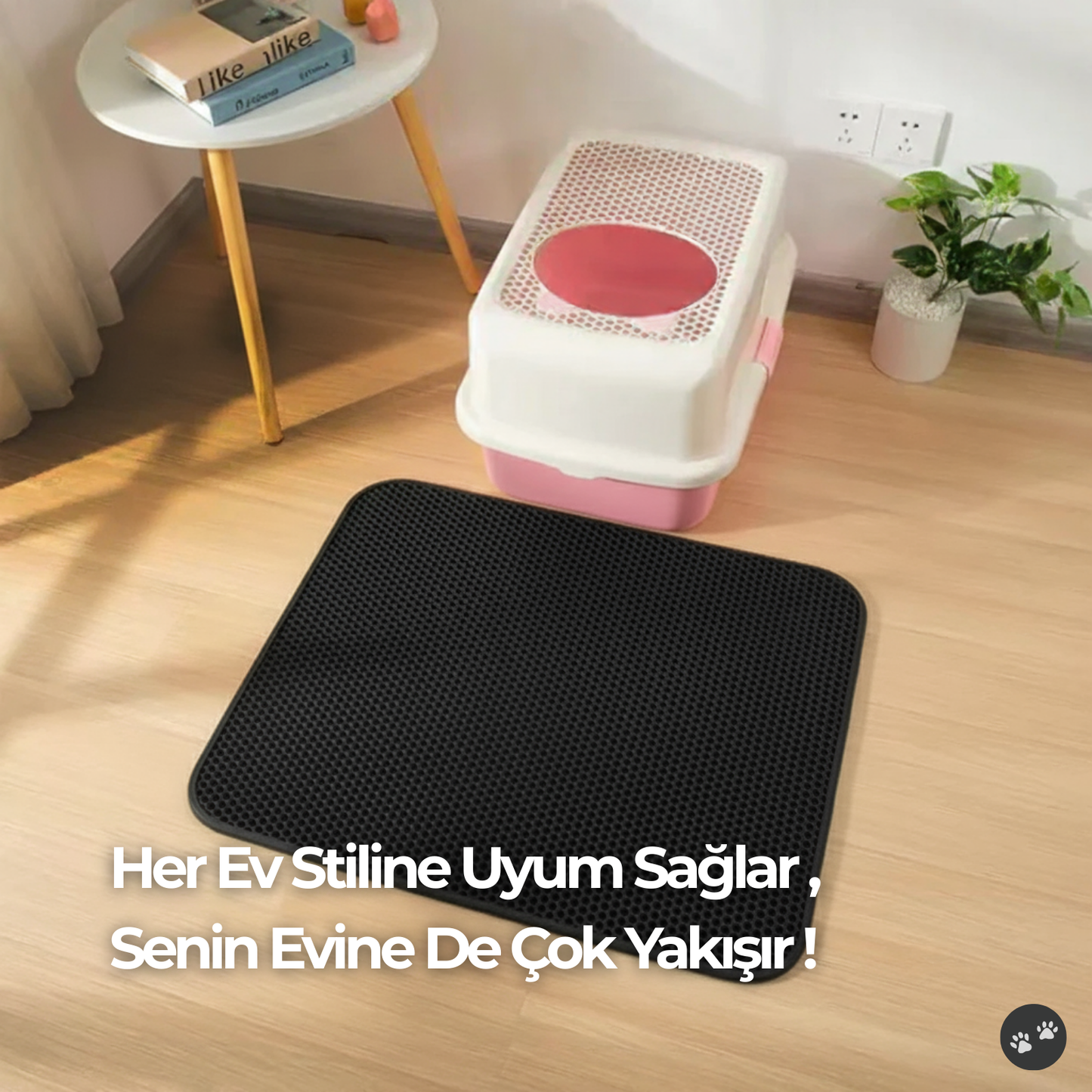 🐾 PasPak™ Elekli Kedi Kumu Paspası