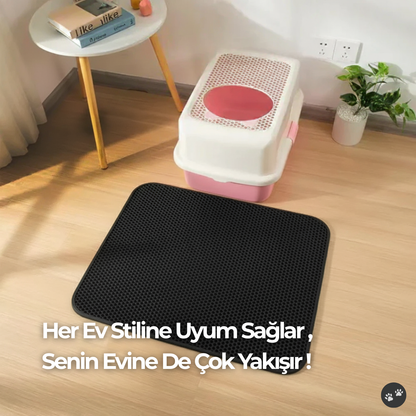 🐾 PasPak™ Elekli Kedi Kumu Paspası
